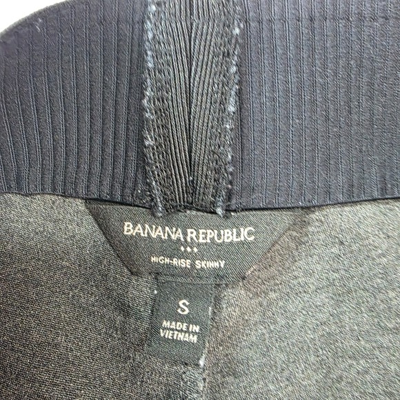 Banana Republic Women's High-Rise Skinny Ponte Pull-On Pants Leggings Gray S 26" - Picture 4 of 11